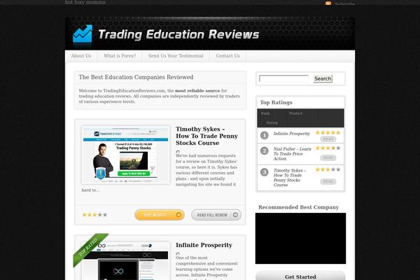 Proreview theme site design template sample
