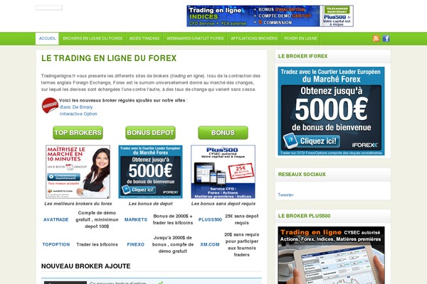 Tradingtheme theme site design template sample