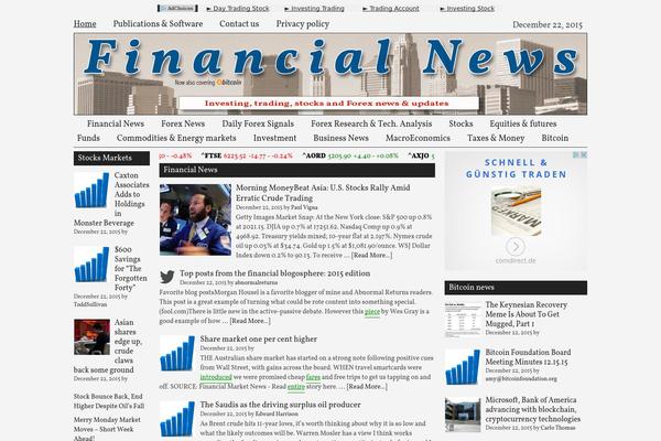 Site using Ditty-rss-ticker plugin