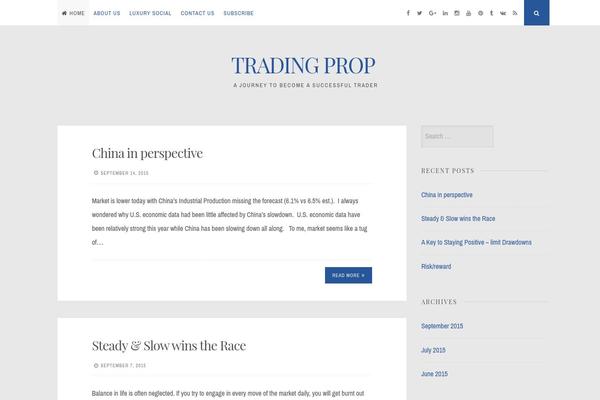 Nucleare theme site design template sample
