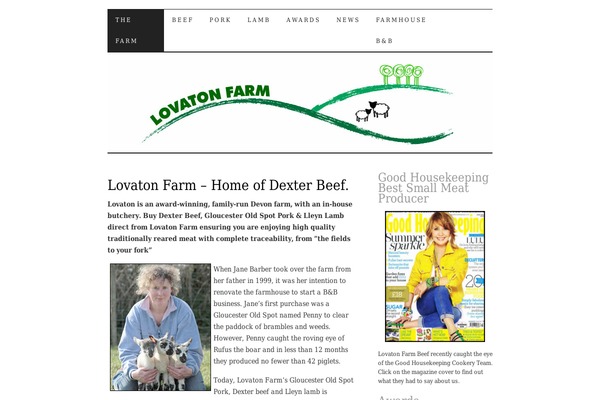 Pilcrow theme site design template sample