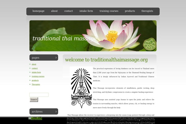 Lotus Flower theme site design template sample