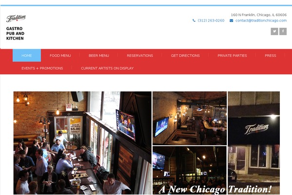 Felicity theme site design template sample