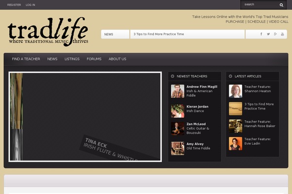 Flavor theme site design template sample