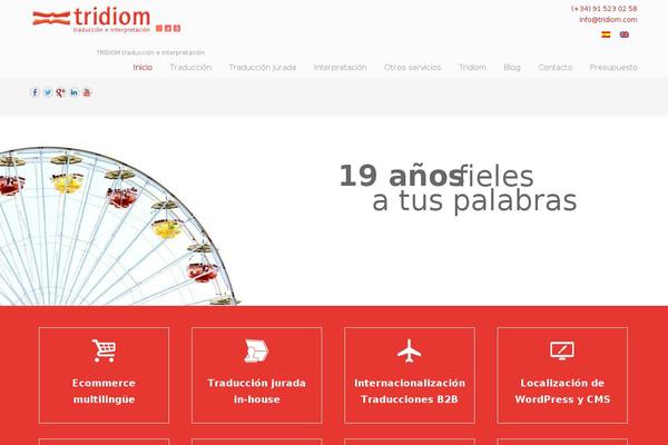 ProLingua theme site design template sample