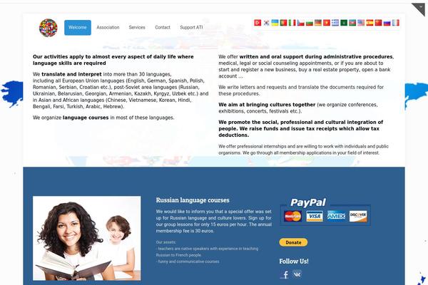 Site using Polylang plugin