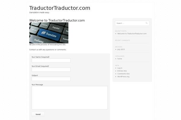 Tiga theme site design template sample