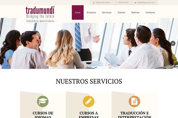 tradumundi.com site used Milagro