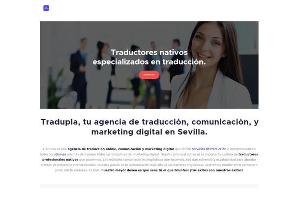 Translang theme site design template sample