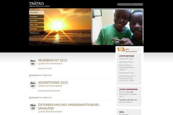 Hope theme site design template sample