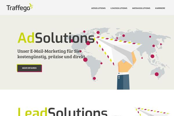 Cortex theme site design template sample