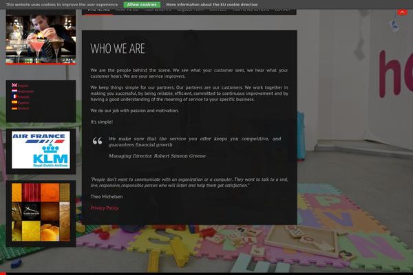 Invictus theme site design template sample