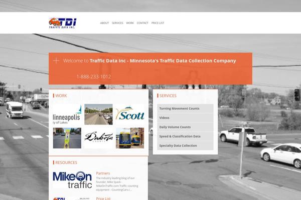 Modernist theme site design template sample