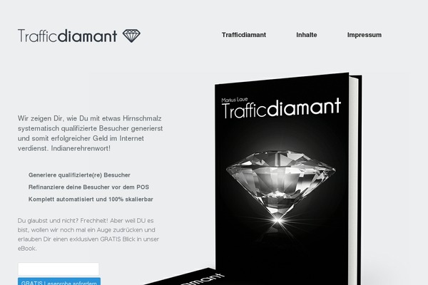 trafficdiamant.de site used Booker