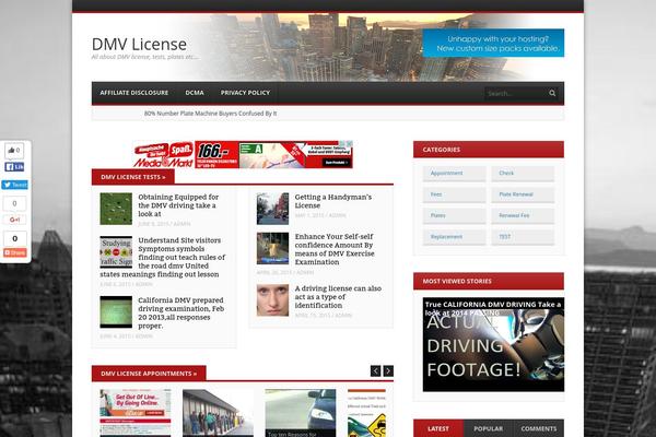 Fearless theme site design template sample
