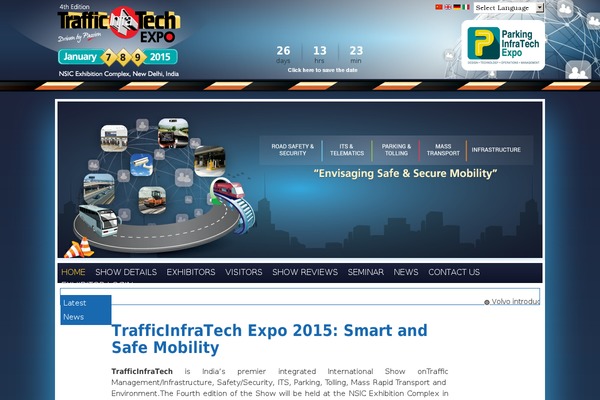 Site using T4B News Ticker plugin