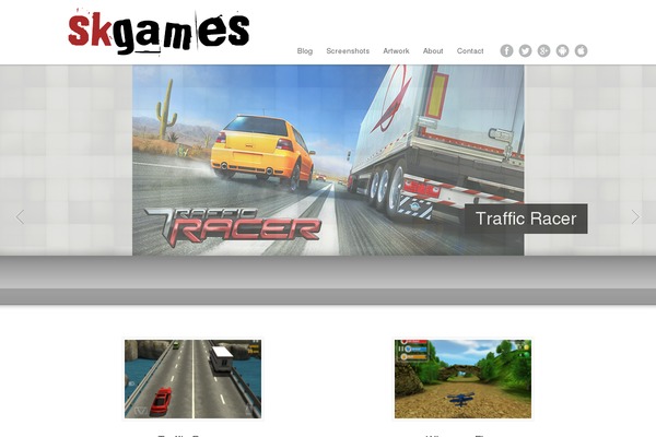 Grizzly theme site design template sample