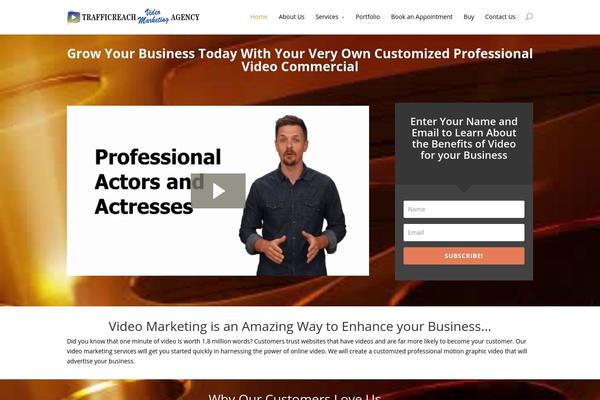 Getvideo theme site design template sample