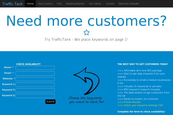 WordPress website example screenshot