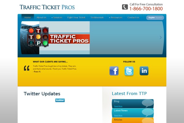 trafficticketpros.com site used Wmdtheme