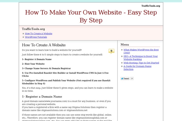 Sem Reloaded theme site design template sample