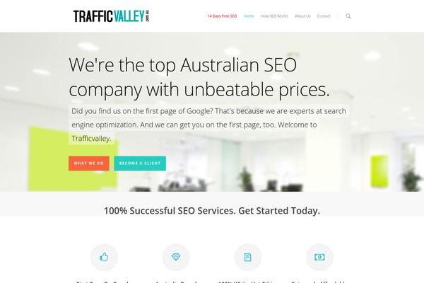 Valley theme site design template sample