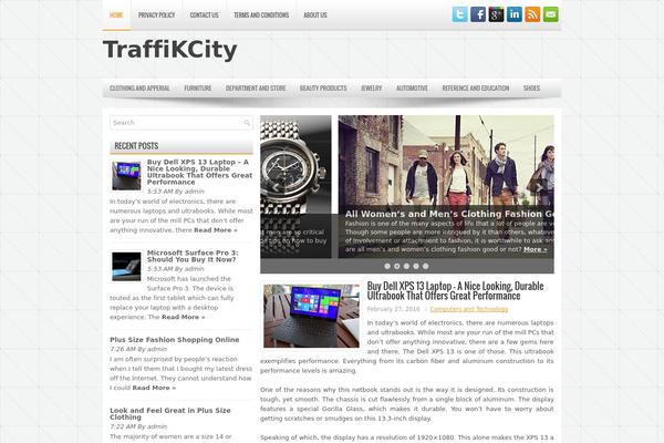 Rano theme site design template sample