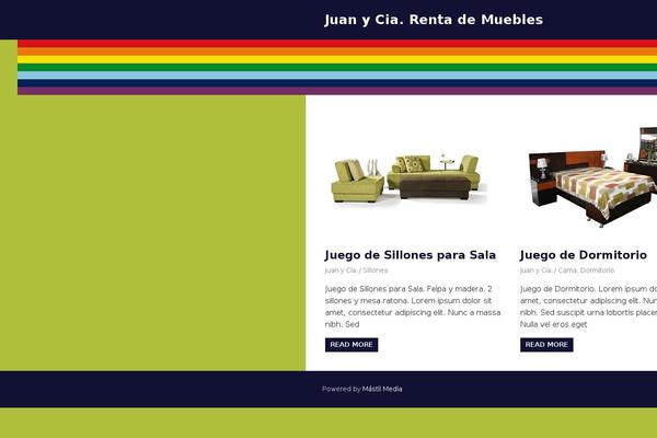 Gridbox theme site design template sample