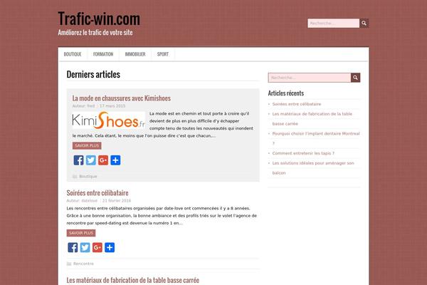 DaisyChain theme site design template sample