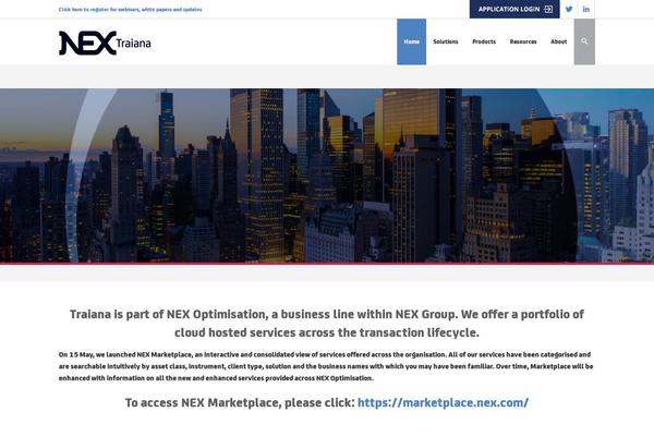 traiana.com site used Eprefix-bootstrap