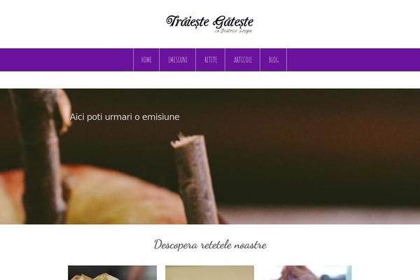 Food & Cook theme site design template sample