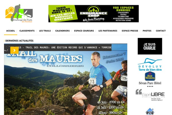 traildeprovence.fr site used Trails