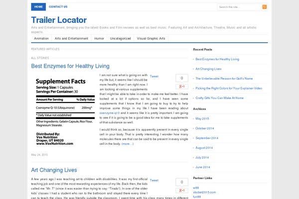 Freshlife theme site design template sample