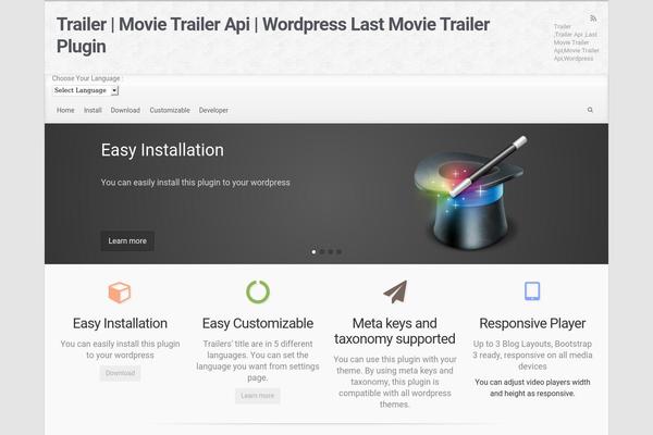 evolve theme site design template sample