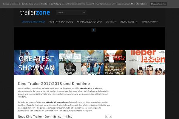Site using Truemag-movie plugin