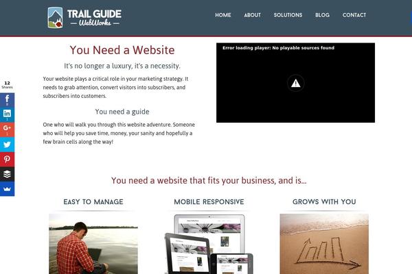 Modern Portfolio Pro theme site design template sample