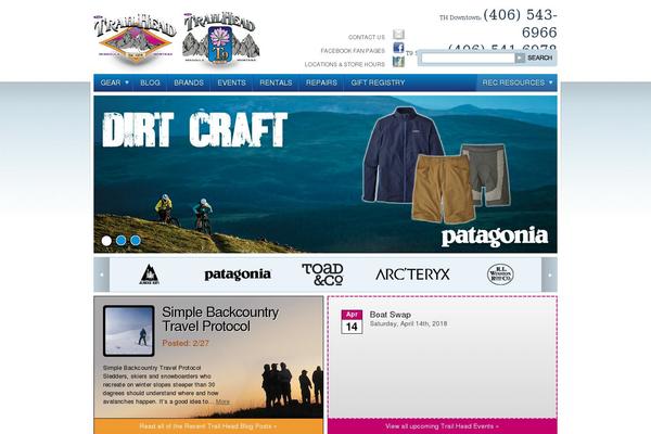 trailhead theme websites examples