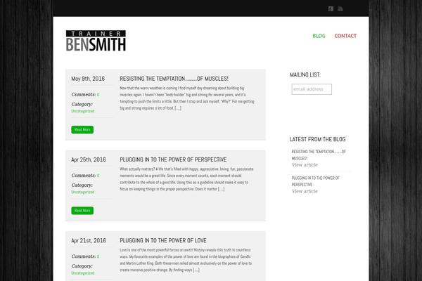 Balance theme site design template sample