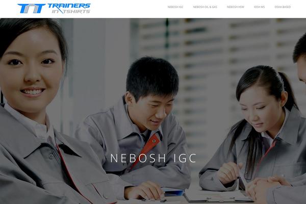 Visia theme site design template sample