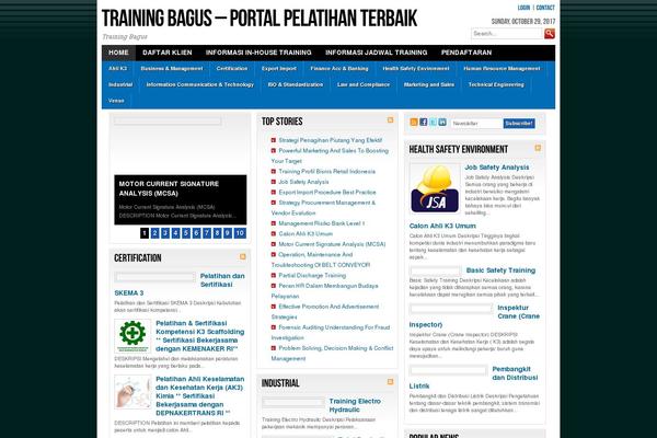 training-bagus.com site used Bignews