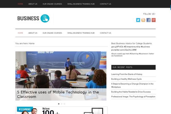 Site using Social Media Widget plugin
