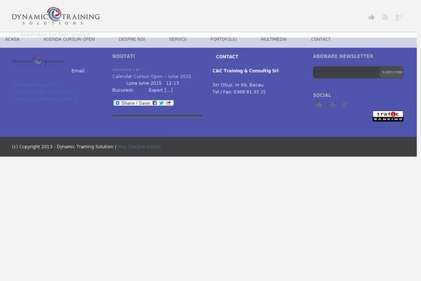 Circles theme site design template sample