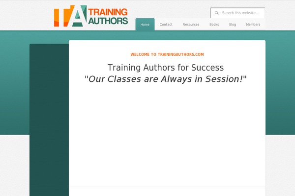 trainingauthors.com site used Education