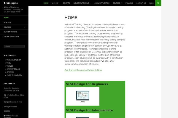 My College theme site design template sample