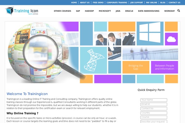 trainingicon.com site used Tesseract