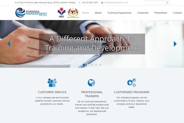 Scalia theme site design template sample