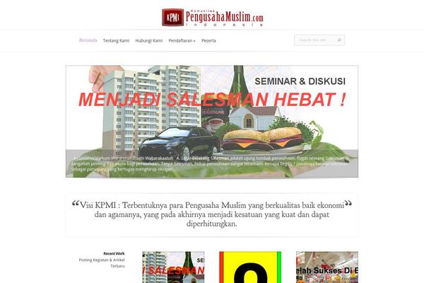 Evolution theme site design template sample