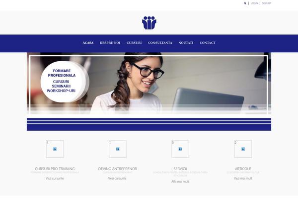 Site using Vibe-course-module plugin