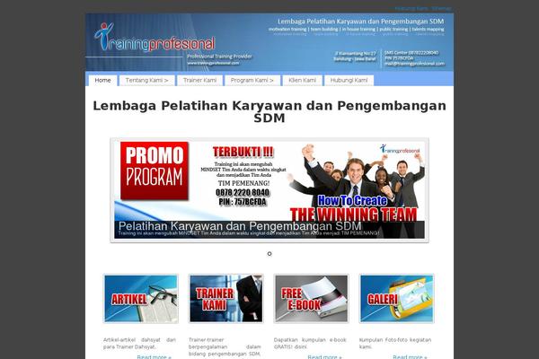 Mantra theme site design template sample