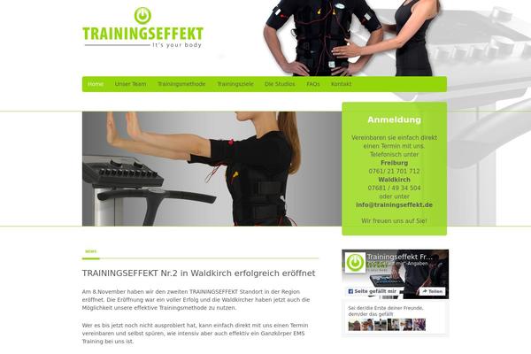 Balance theme site design template sample